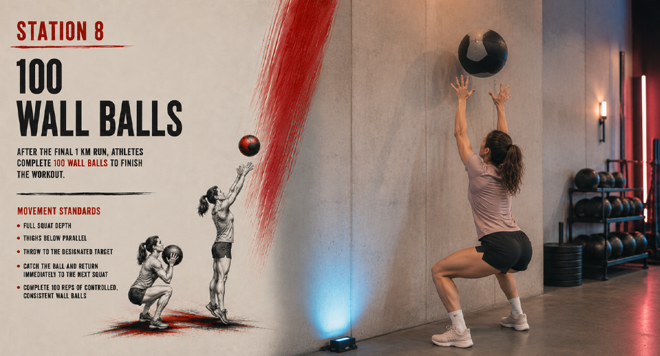 Wall Balls HYROX-Focused Training Near Brickell